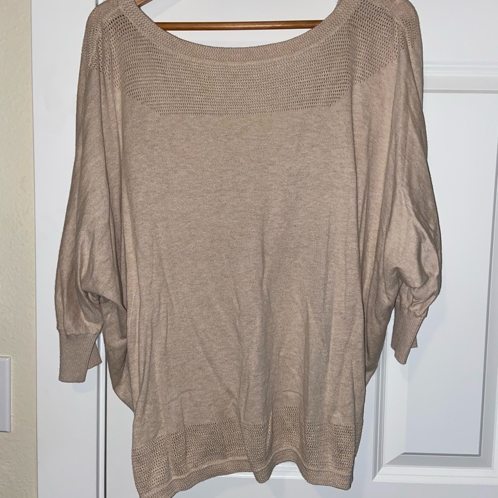 Victoria’s Secret soft cashmere cross back sweater